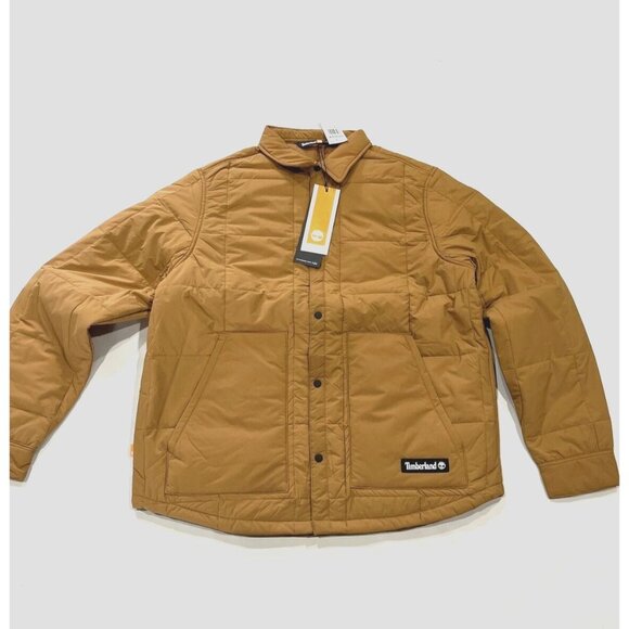 Timberland Other - Timberland men's Utility Quilted Jacket OverShirt Shacket Large L  Wheat